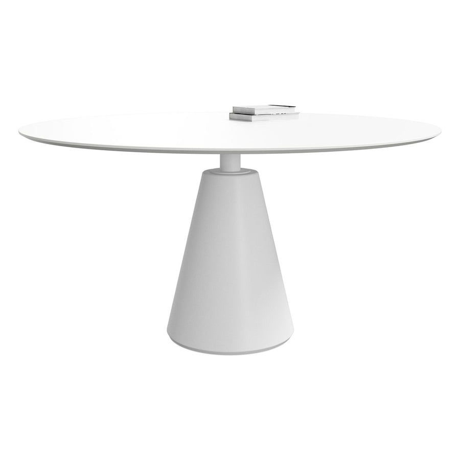 The Decorators: Masa dining BoConcept Madrid Ø150cm, alb mat