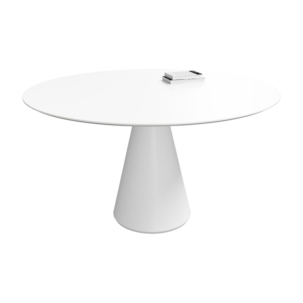 The Decorators: Masa dining BoConcept Madrid Ø150cm, alb mat