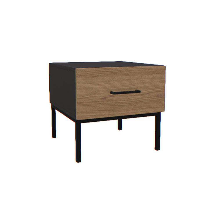 The Decorators: Noptiera VOX Creative stejar inchis-negru