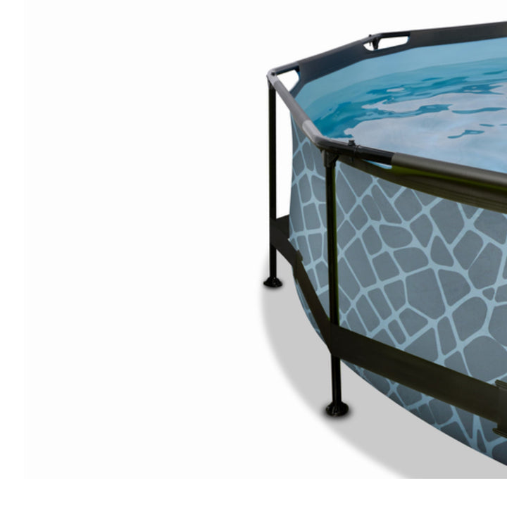 Piscina rotunda EXIT Frame Pool Inaltime 76 cm