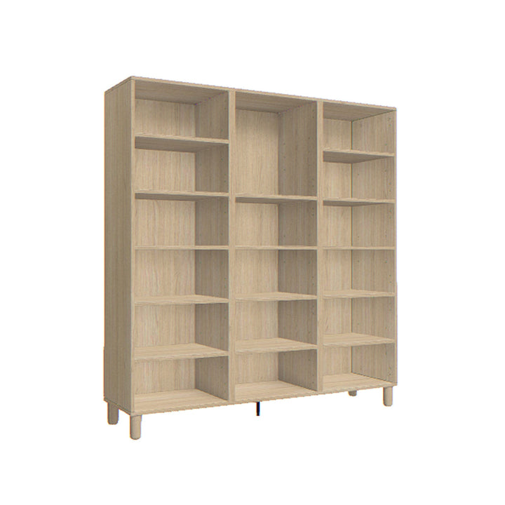 The Decorators: Biblioteca tripla stejar VOX Creative 136x35x146 cm
