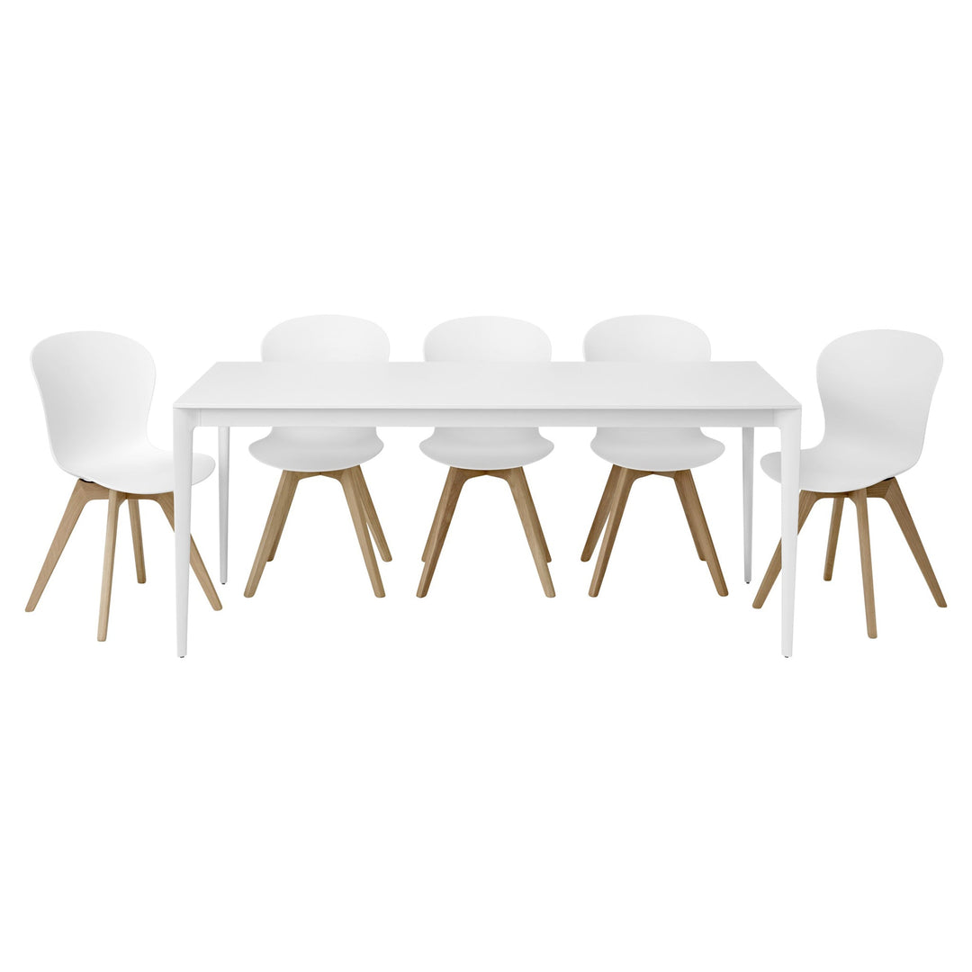 The Decorators: Masa dining BoConcept Torino 180x80cm, alb