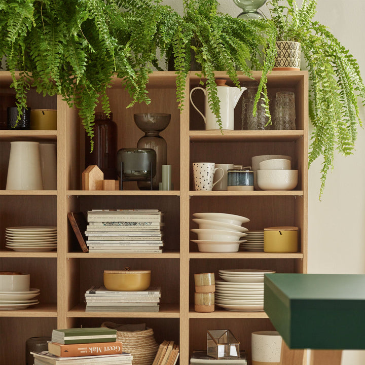 The Decorators: Biblioteca tripla stejar VOX Creative 136x35x146 cm