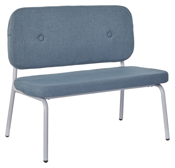 The Decorators: Bancuta pentru copii, Chill, metal si textil, 63x58x40 cm