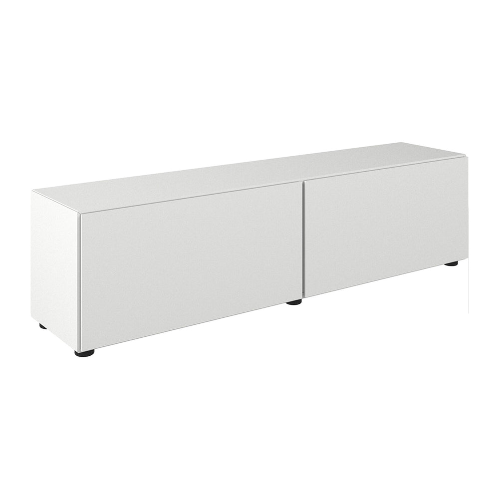 The Decorators: Comoda TV BoConcept Lugano 154x41cm, alb, 2 usi