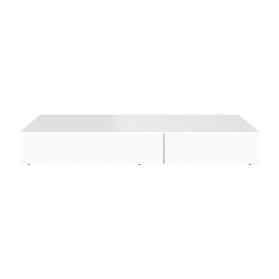 The Decorators: Comoda TV BoConcept Lugano 192x28cm, alb, usi simple