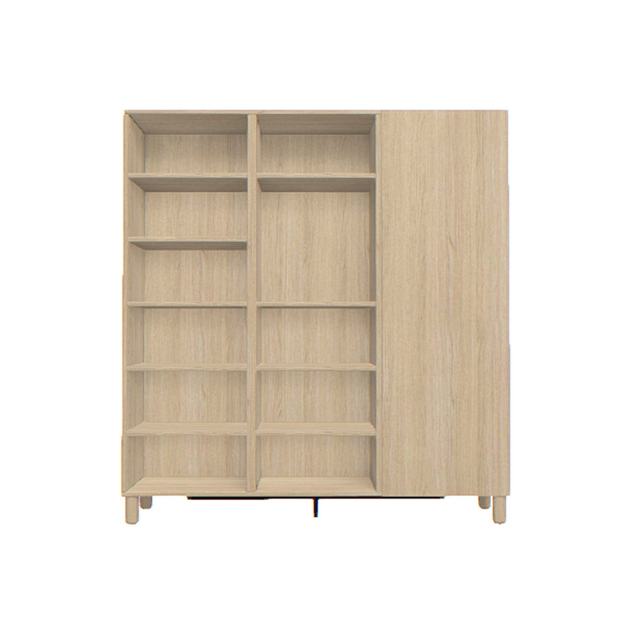 The Decorators: Biblioteca tripla stejar VOX Creative 136x35x146 cm