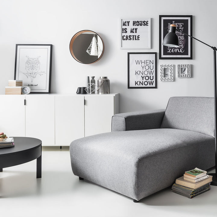 The Decorators: Bufet VOX Simple 45x160x68,5 cm, stejar/alb