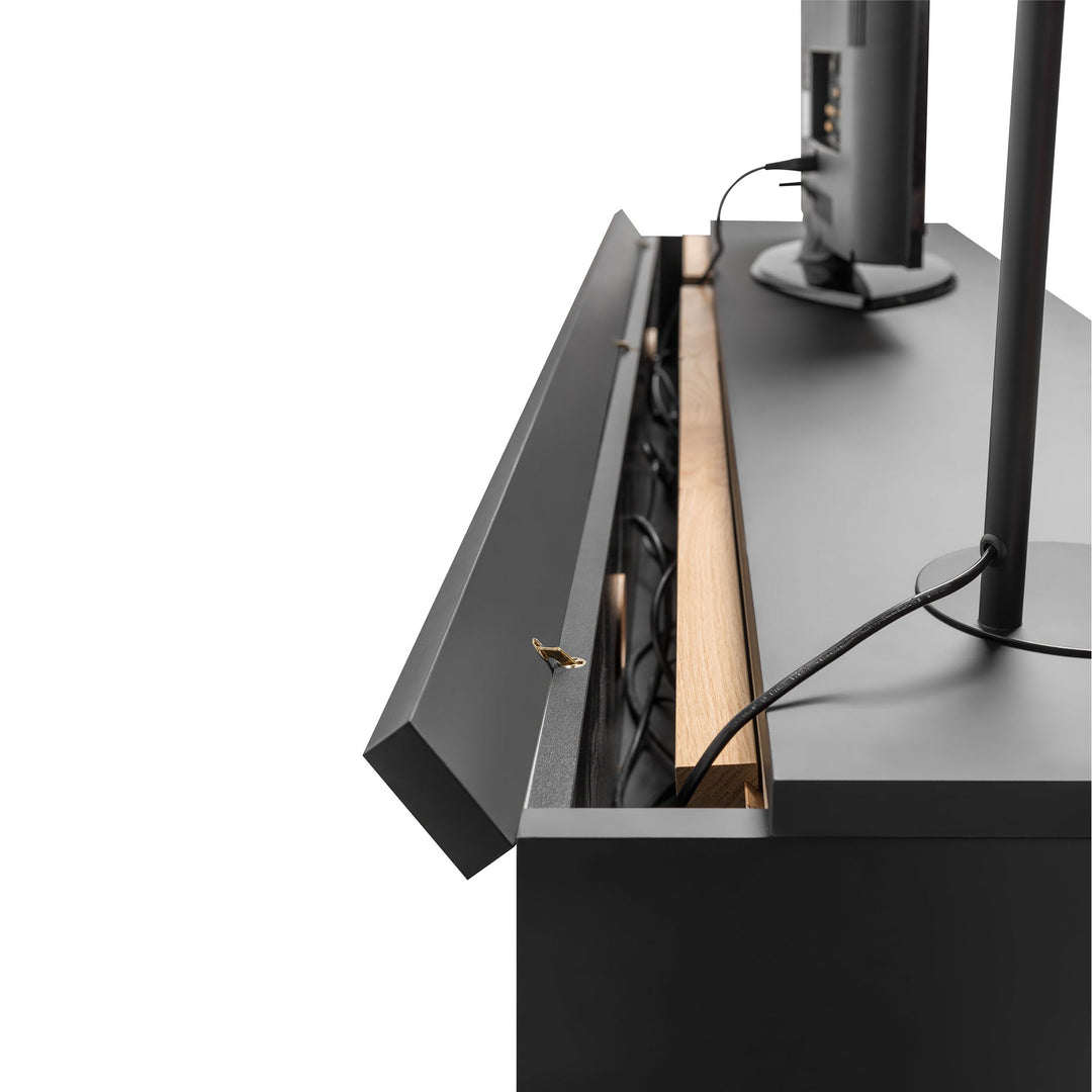 The Decorators: Comoda TV 180 cm cu sistem pentru accesorii VOX Simple