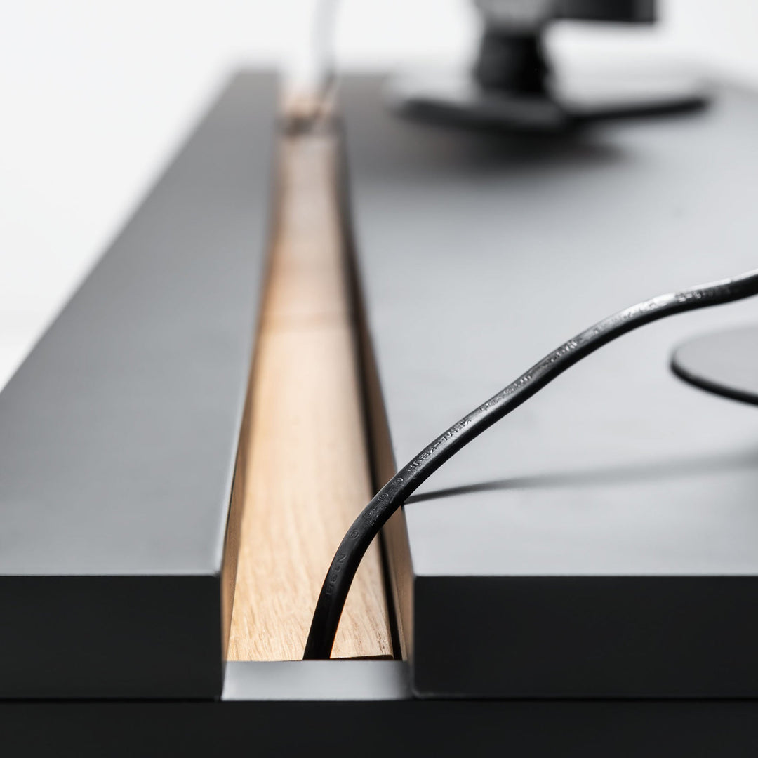 The Decorators: Comoda TV 180 cm cu sistem pentru accesorii VOX Simple