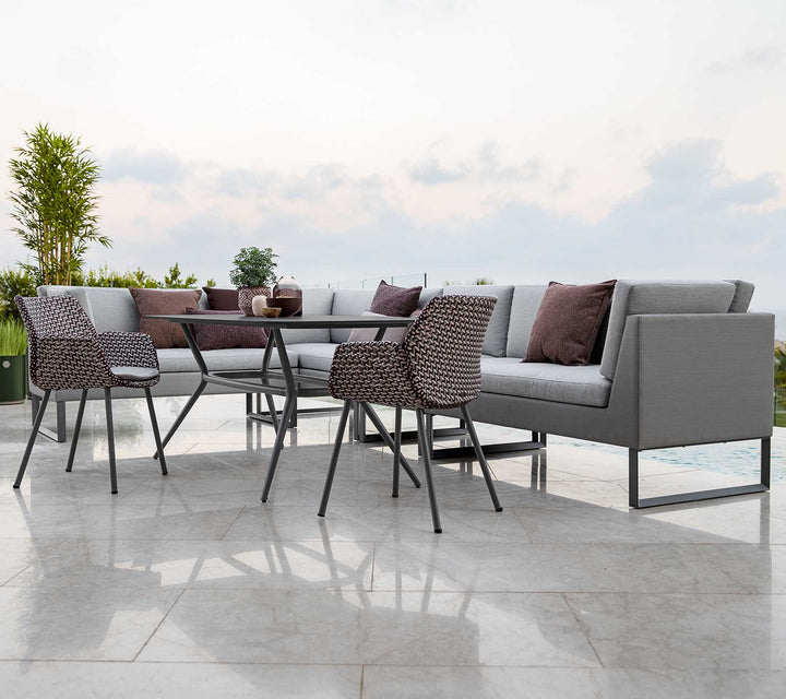 The Decorators: Canapea 2 locuri/modul dreapta de exterior Cane-line Flex