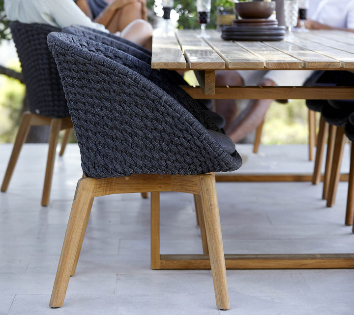The Decorators: Masa de exterior extensibila Cane-line Endless 332x100 cm