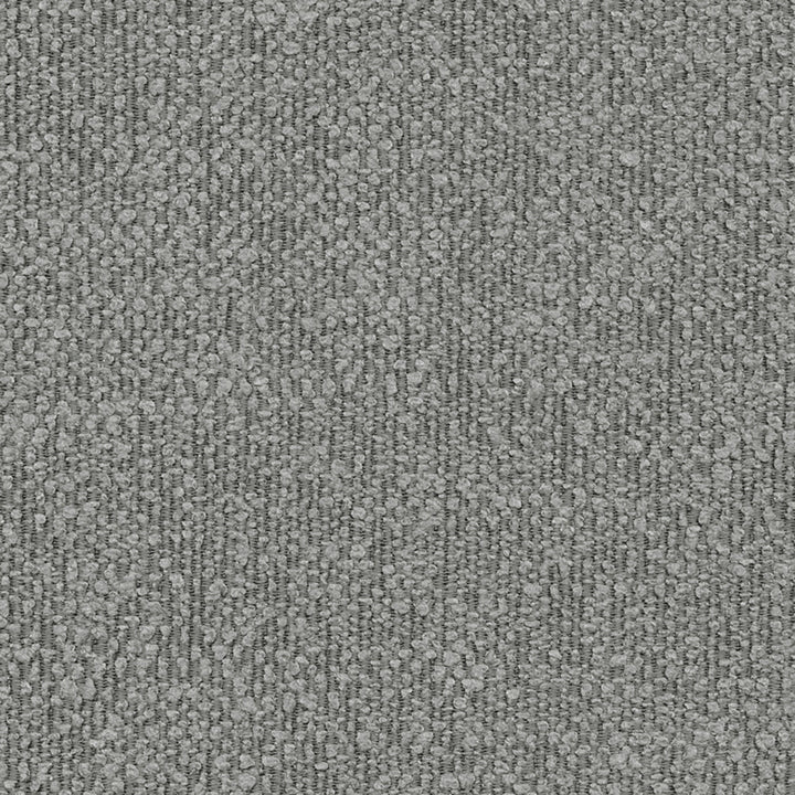 The Decorators: Taburet otoman Malloy Bouclé Ash Grey 75x100 cm
