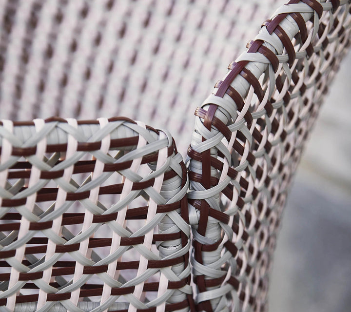 The Decorators: Fotoliu de exterior Cane-line Vibe Light grey/taupe