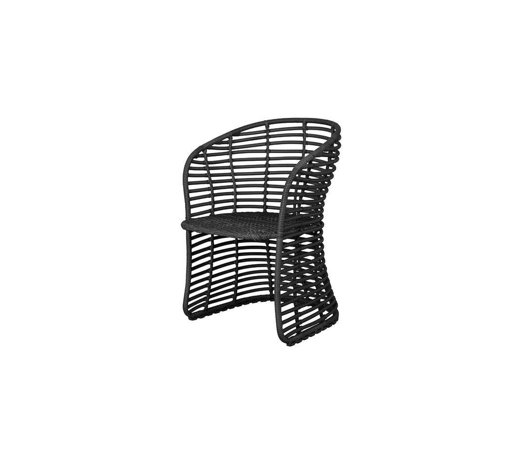 The Decorators: Scaun de exterior Cane-line Basket Graphite