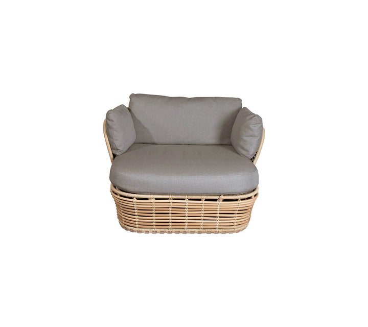 The Decorators: Fotoliu de exterior Cane-line Basket lounge Natural