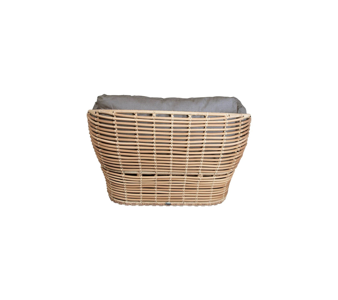 The Decorators: Fotoliu de exterior Cane-line Basket lounge Natural
