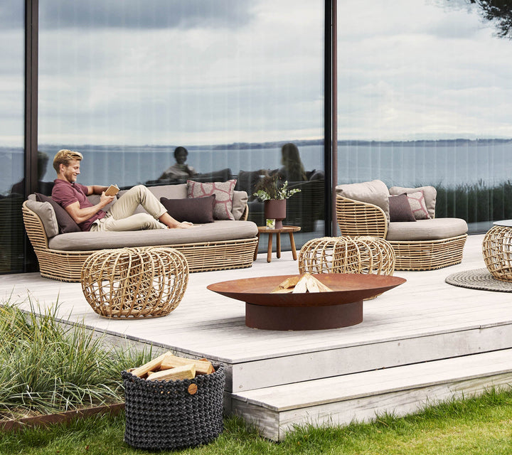 The Decorators: Canapea de exterior 2 locuri Cane-line Basket