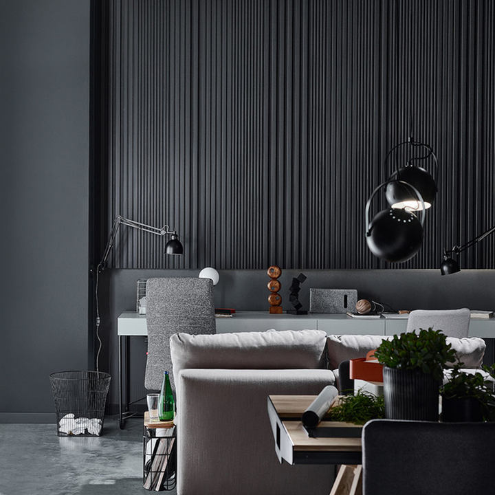 The Decorators: Riflaj decorativ Linerio, S-Line Antracit, 1 buc