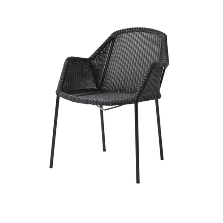 The Decorators: Scaun de exterior Cane-line Breeze Negru