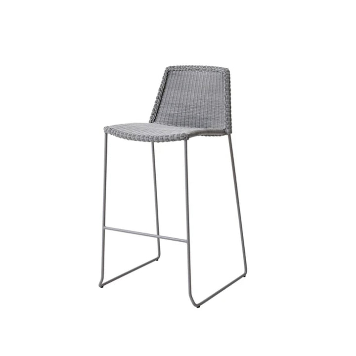 The Decorators: Scaun de bar Cane-line Breeze Gri deschis