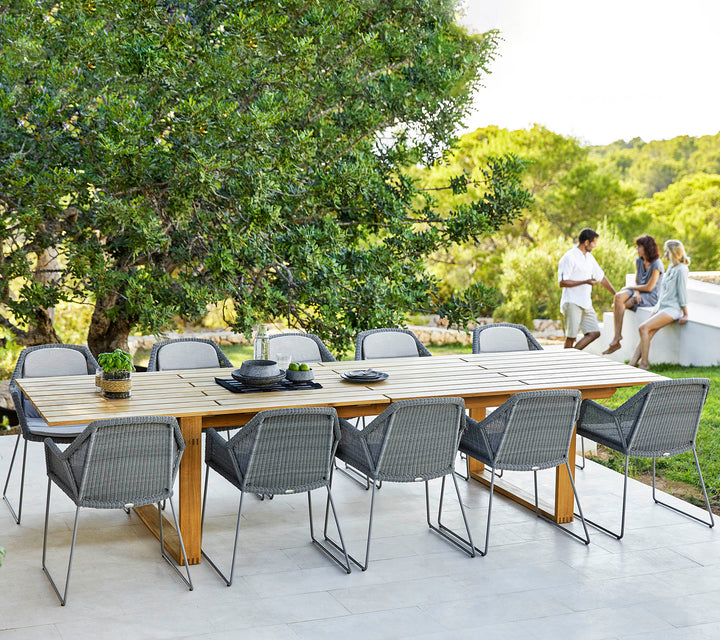 The Decorators: Masa de exterior extensibila Cane-line Endless 332x100 cm