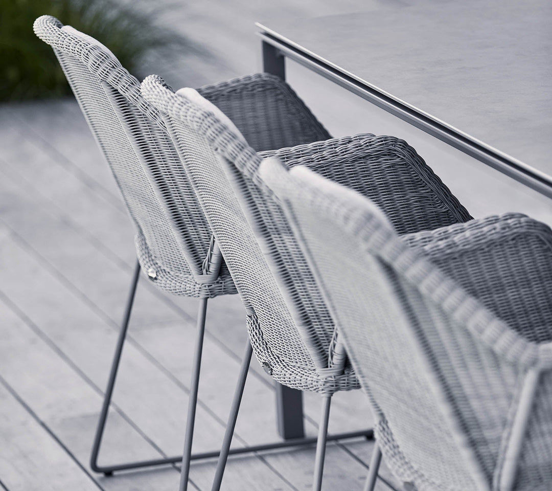 The Decorators: Scaun de exterior Cane-line Breeze Negru