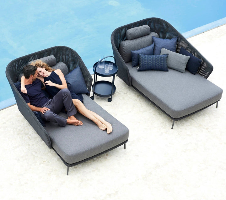 The Decorators: Sezlong/pat de zi-modul dreapta Cane-line Mega