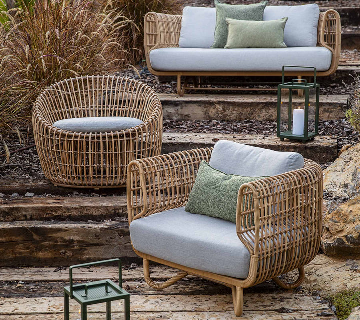 The Decorators: Fotoliu outdoor Cane-line Nest rotund