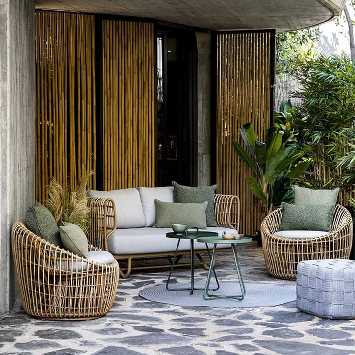 The Decorators: Fotoliu outdoor Cane-line Nest rotund