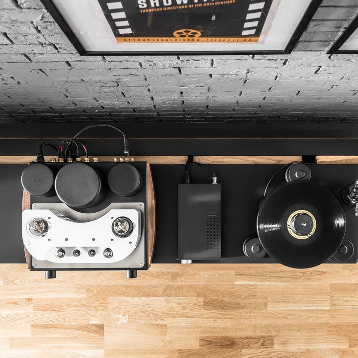 The Decorators: Comoda TV 180 cm cu sistem pentru accesorii VOX Simple