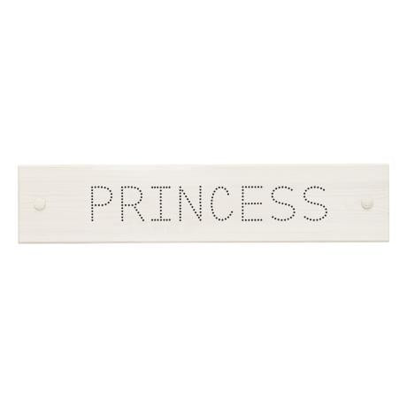 The Decorators: Placuta cu nume pentru pat, Dots, lemn de pin, 15x40 cm