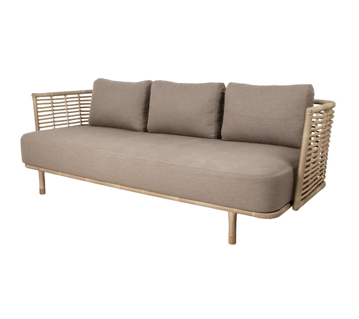 The Decorators: Canapea de exterior 3 locuri Cane-line Sense