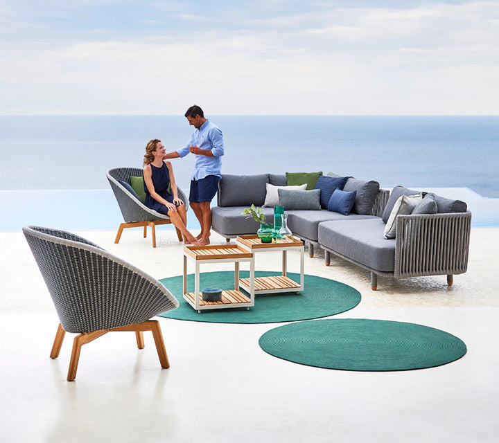 The Decorators: Canapea modulara Cane-line Moments Lounge (1)
