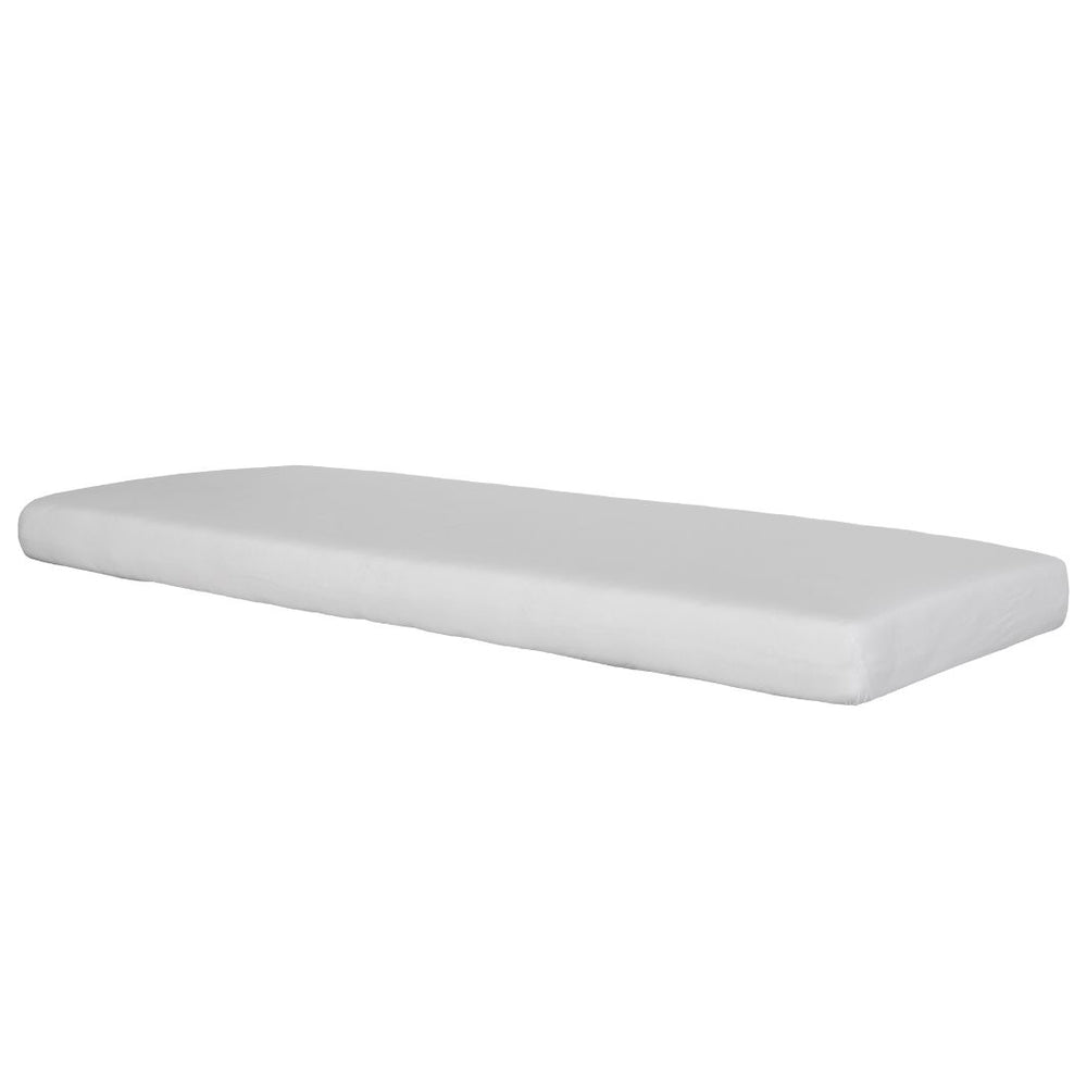 The Decorators: Cearsaf cu elastic, bumbac, alb, 140x200 cm