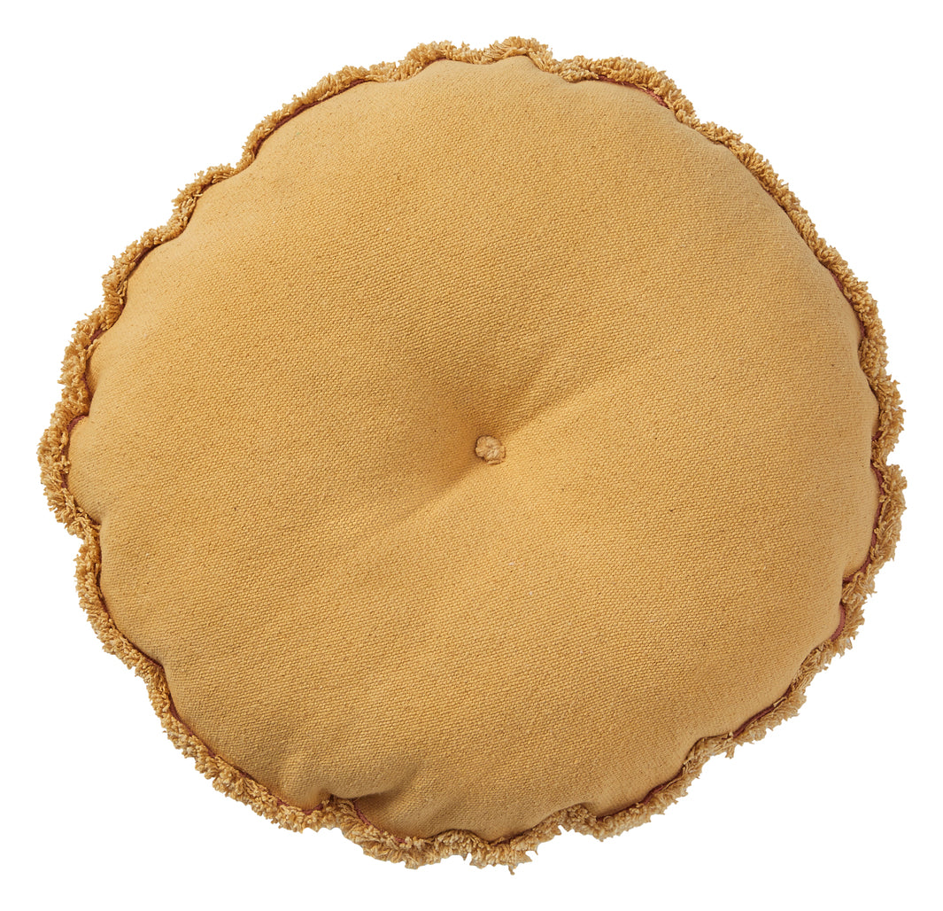 The Decorators: Pernuta decorativa pentru copii, Round, bumbac si fibre, Ø 45 cm