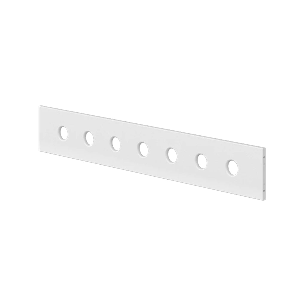 Bara de protectie alba 3/4 frontala pentru pat 90x200cm Flexa 