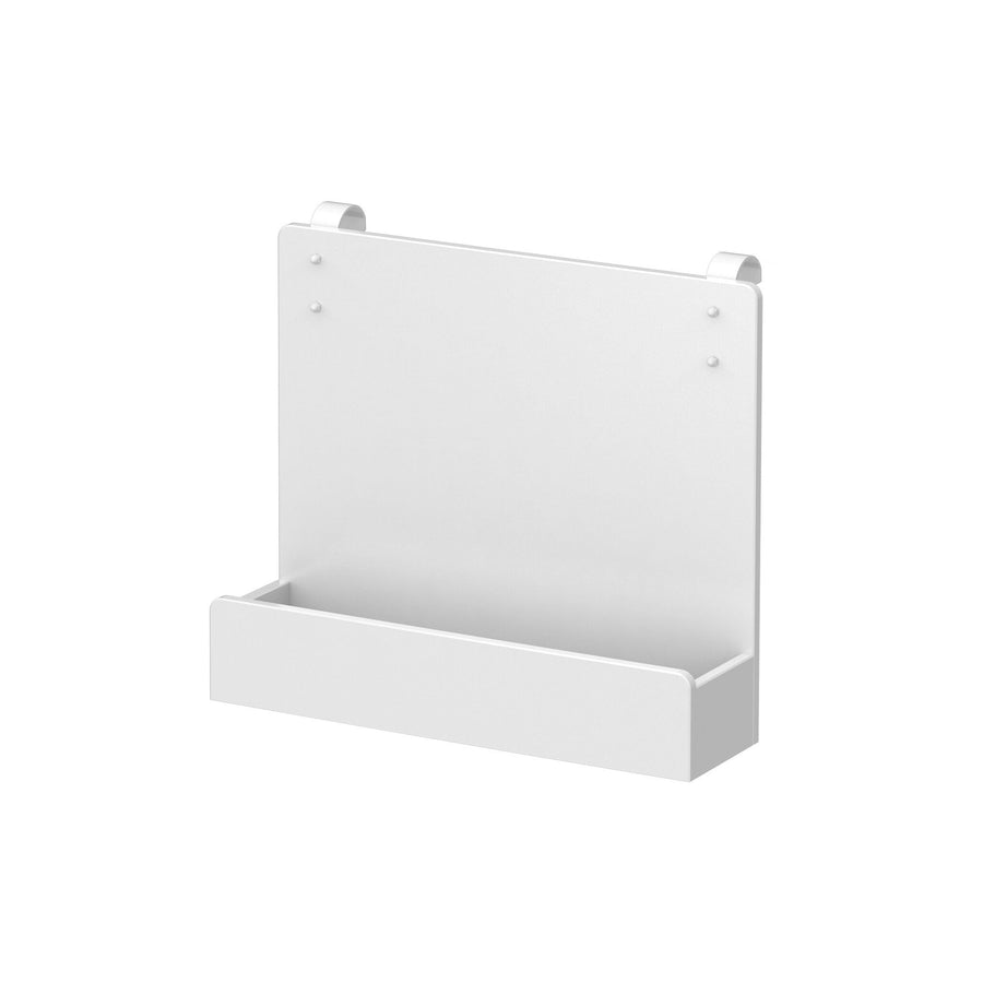 Etajera pentru carti, alb, MDF, 35x10x30 cm