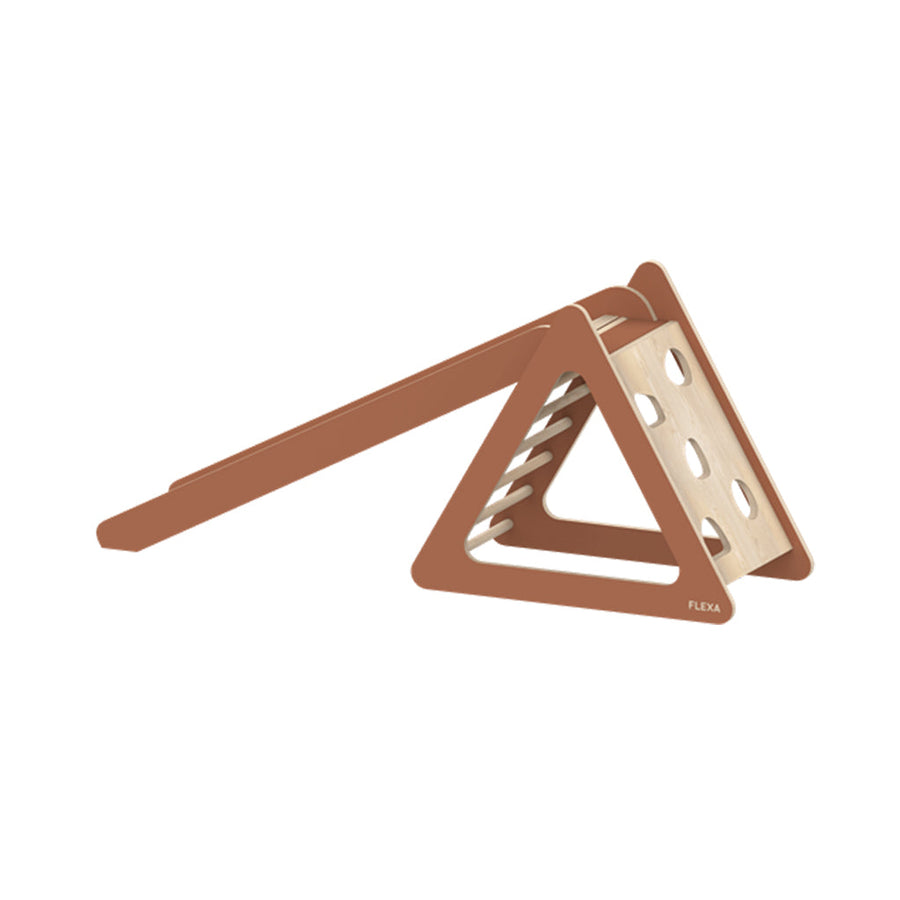The Decorators: Turn de joaca cu tobogan, Play, mesteacan, maro, 169x46x74 cm