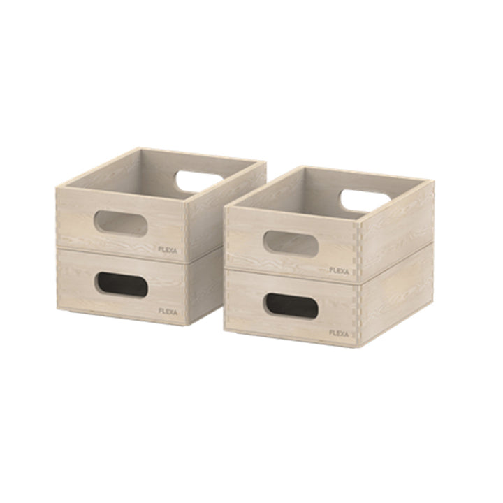 The Decorators: Set 4 cutii depozitare, Mini, MDF, 19x15x7 cm