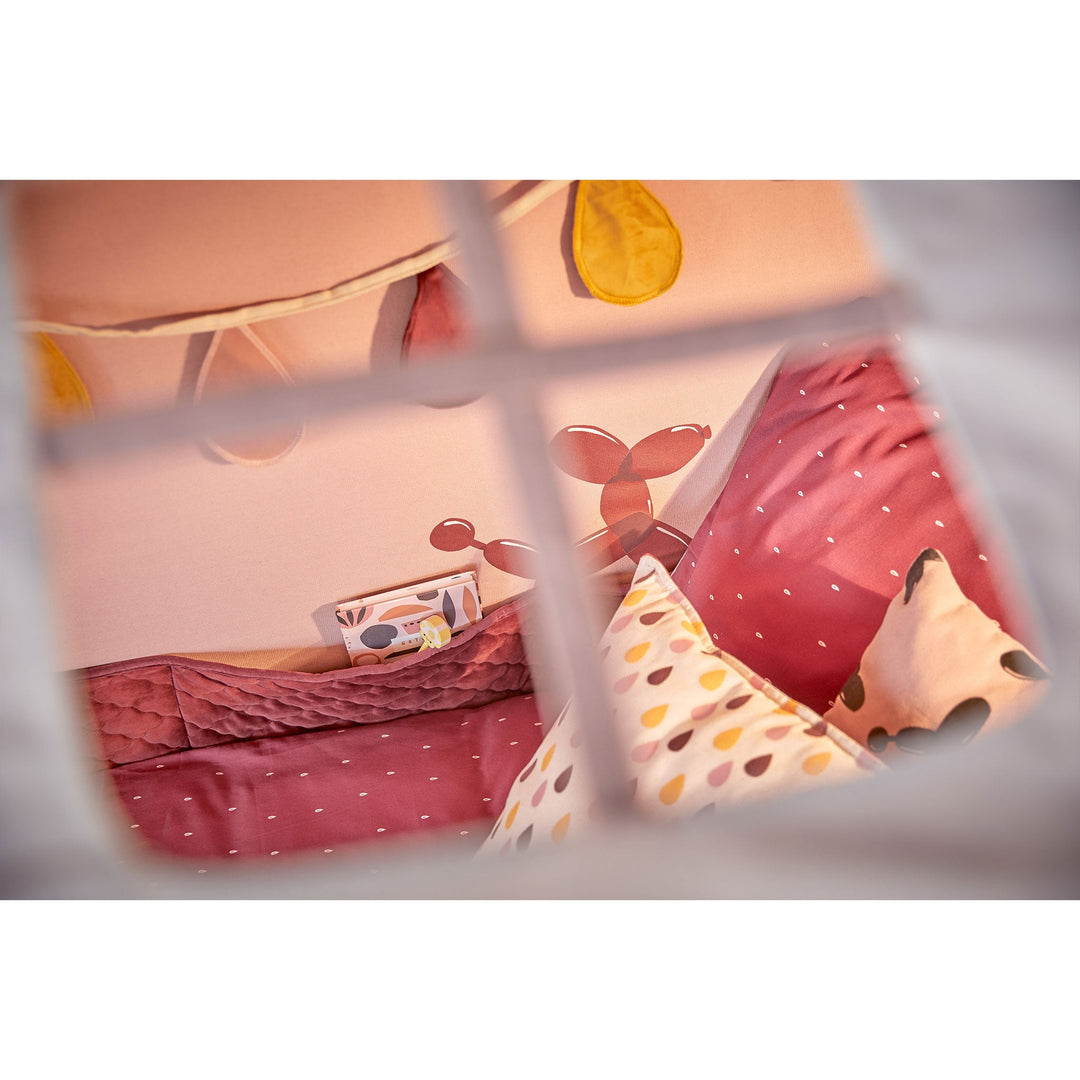 The Decorators: Acoperis textil cu ghirlanda, Funland, bumbac, 207x108x43 cm