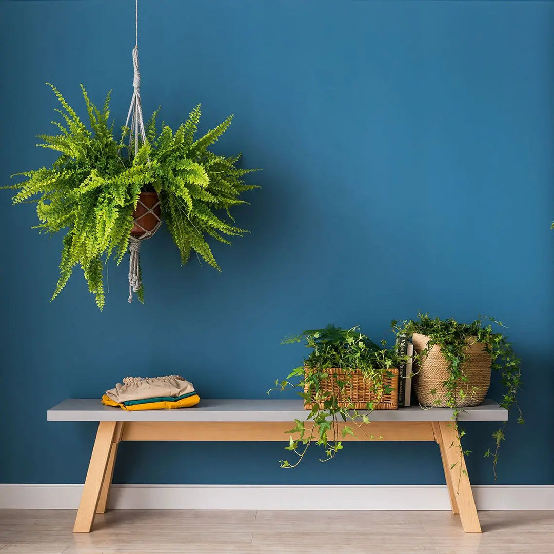 The Decorators: Bancheta din pal melaminat, alb/stejar, VOX 4 You 170x36x46 cm