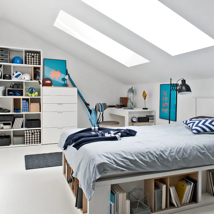 The Decorators: Biblioteca inalta alba VOX 4 You 92x40x206 cm