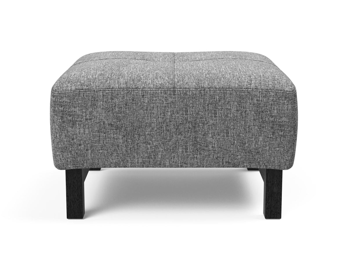 Taburet otoman Bifrost D.E.L. Twist Charcoal 65x65cm