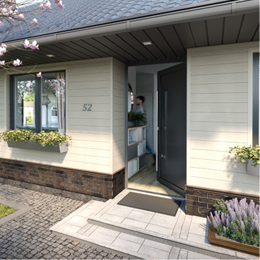 The Decorators: Lambriu pentru exterior siding vinil Vifront Nature Cedru Argintiu SV-05 (1 cutie/8,64 mp)