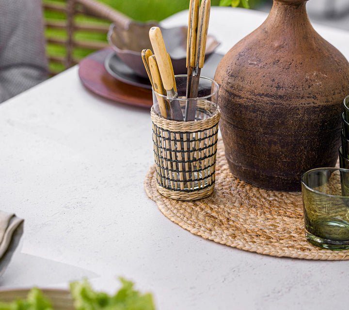The Decorators: Masa de exterior Cane-line Aspect Teak/Fossil black