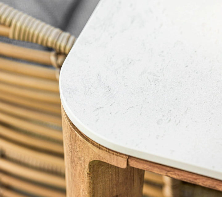 The Decorators: Masa de exterior Cane-line Aspect Teak/Fossil black