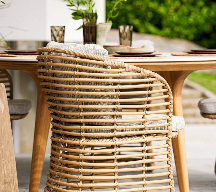 The Decorators: Scaun de exterior Cane-line Basket natural