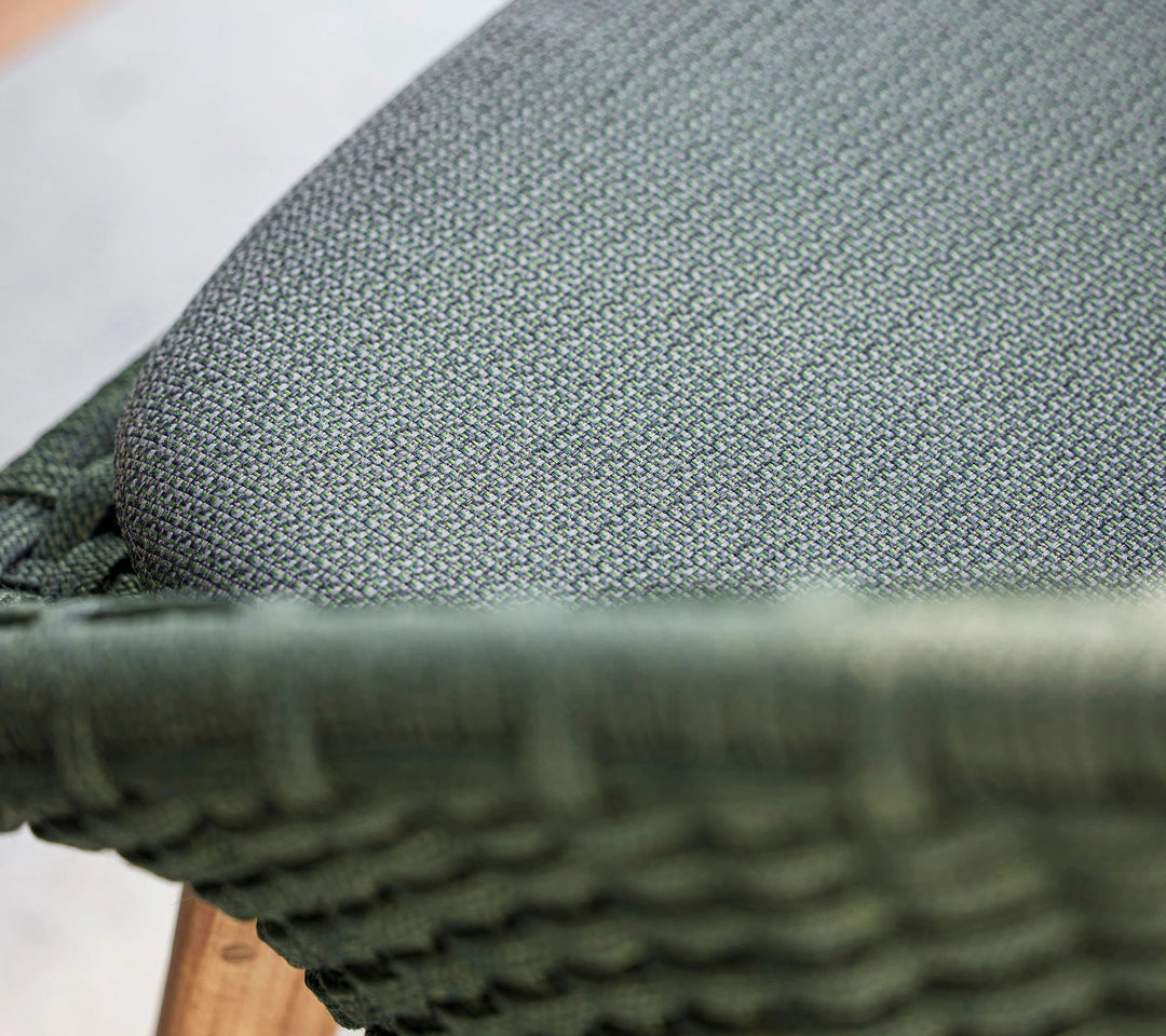 The Decorators: Scaun de exterior Cane-line Peacock Gri deschis