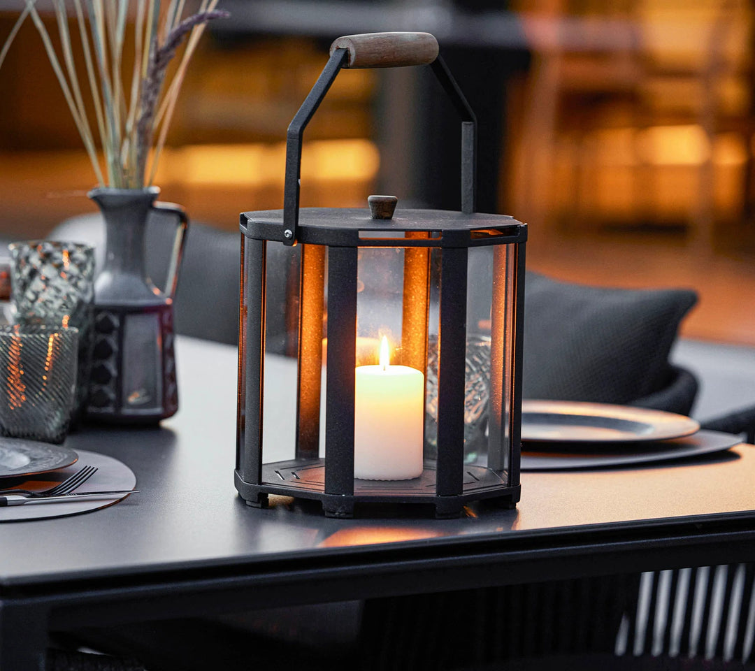 The Decorators: Felinar Cane-line Lightlux teak small
